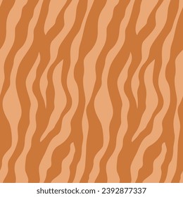 Piel de mamífero animal sin costura imprima piel. Diseño de ilustración vectorial de fondo tigre, cebra imprimible