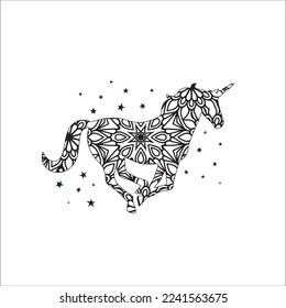 Animal Mandala Coloring Page For Adult