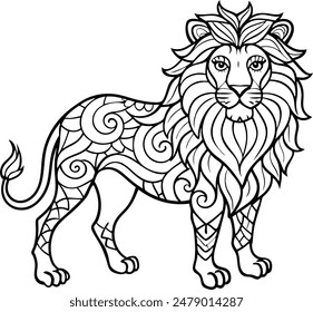 animal mandala coloring pages for stress relief 