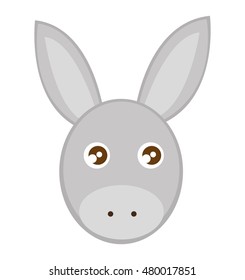 animal manger character isolated vector illustration design