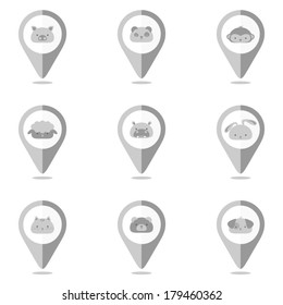Animal Mapping Pins