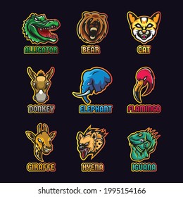 ANIMAL MASCOT AND LOGO BUNDLE
