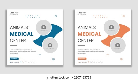 Animal Medical Center Social Media Post And Web Banner