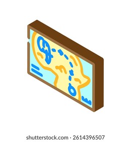 animal migration paths isometric icon vector. animal migration paths sign. isolated symbol illustration