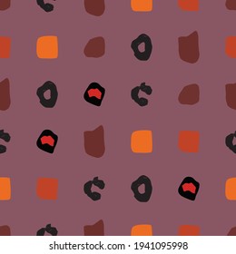 Animal mix print vector seamless pattern. Abstract background
