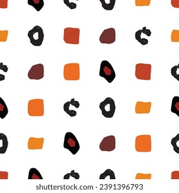 Animal mix print vector seamless pattern. Abstract background