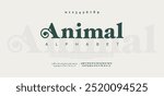 Animal modern creative minimal alphabet small letter logo design