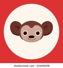 animal monkey cartoon theme elements