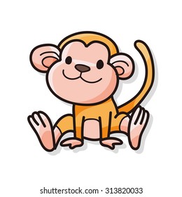 animal monkey doodle