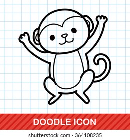 animal monkey doodle