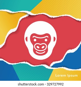 animal monkey icon