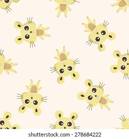 animal mouse cartoon, cartoon seamless pattern background