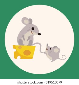 animal mouse cartoon theme elements