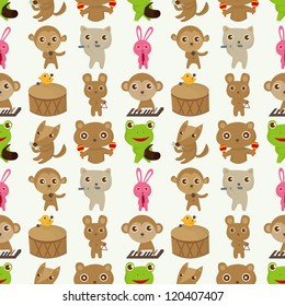 animal music pattern
