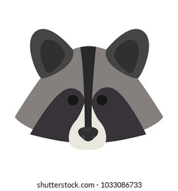 Animal muzzle flat color icon