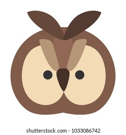 Animal muzzle flat color icon