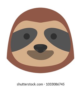 Animal muzzle flat color icon