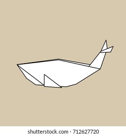 Animal origami vector