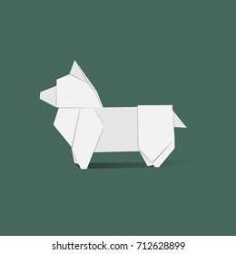 Animal origami vector