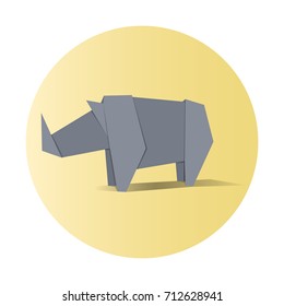 Vector de origami animal