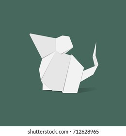 Animal origami vector