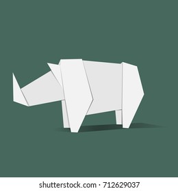 Animal origami vector