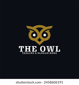 animal owl illustration. Owl logo
