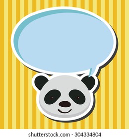 animal panda cartoon theme elements