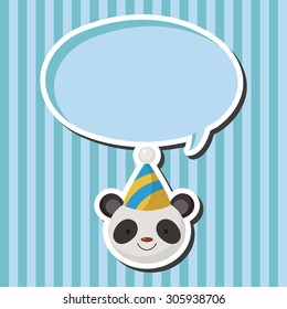 animal panda cartoon theme elements