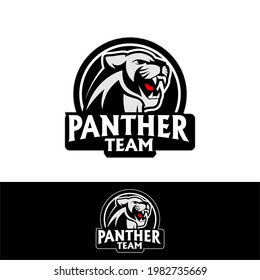 Animal Panther Sports Logo Mascot esport Template Vector