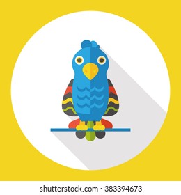 Animal Parrot flat icon
