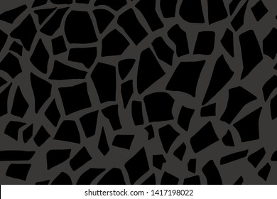 Animal pattern black spots giraffe grey background camouflage seamless
