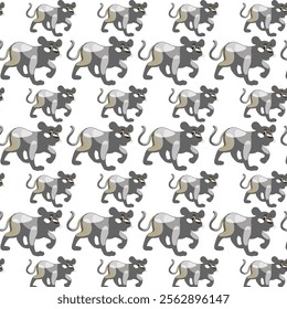 animal pattern design with background