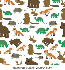 
patrón animal para la industria textil