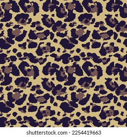 
Animal pattern leopard, seamless print, fashion design, cat skin.