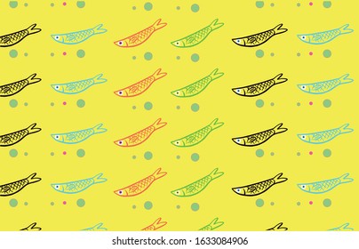 Animal pattern seamless kids vector