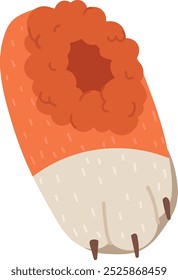 Animal Paw Home Slippers Vector Illustration