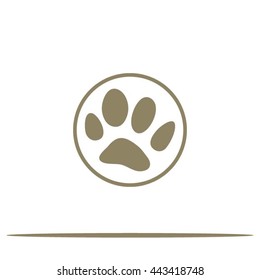 animal paw icon