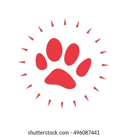 animal paw icon