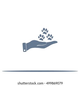 animal paw icon