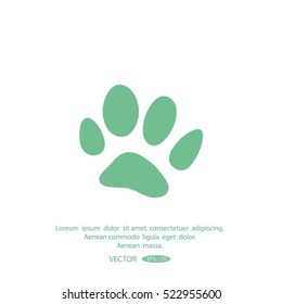 animal paw icon
