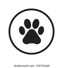 animal paw icon