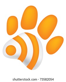 animal paw icon RSS