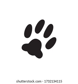 Animal Paw Icon In Trendy Design Vector Eps 10