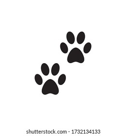 Animal Paw Icon In Trendy Design Vector Eps 10