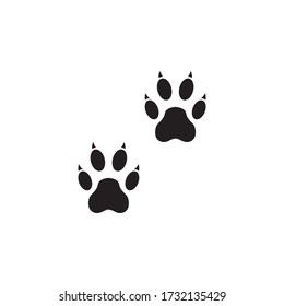 Animal Paw Icon In Trendy Design Vector Eps 10