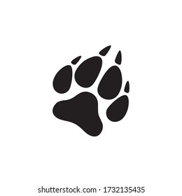 Animal Paw Icon In Trendy Design Vector Eps 10