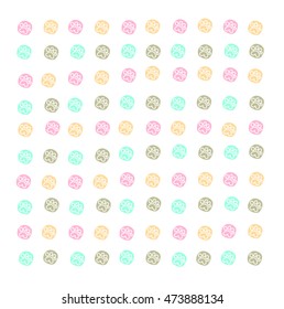 animal paw pattern, vector, cute background.