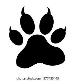 animal paw print icon