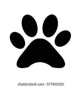 animal paw print icon